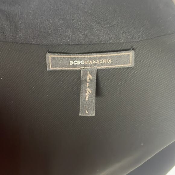 Bcbgmaxaria black zip up bomber jacket - Picture 7 of 8